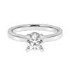 Josie Hidden Halo Setting(White Diamonds Ring S454409) -NEWWORLD DIAMONDS josie hidden halo setting for settings gemstone jewelry 1