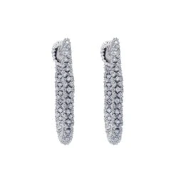 Julianna Earrings 5.00Ctw(Hoop Diamond Ear 454531)