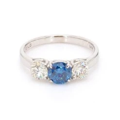 Julie Ring - 1 1/2 Ct. T.W.(Julie Blue Diamond Ring 263139)