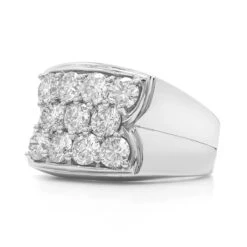 Justin Ring - 3.00 Ct. T.W.(White Dia Mens Ring 262286) -NEWWORLD DIAMONDS justin ring 3 00 ct t w for ring gemstone jewelry 2
