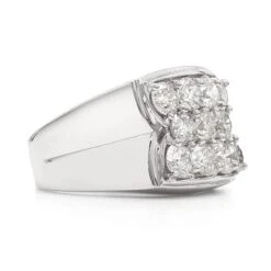 Justin Ring - 3.00 Ct. T.W.(White Dia Mens Ring 262286) -NEWWORLD DIAMONDS justin ring 3 00 ct t w for ring gemstone jewelry 4