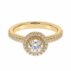 Kelly Setting(White Diamonds Ring S454324) -NEWWORLD DIAMONDS kelly setting for settings gemstone jewelry 5