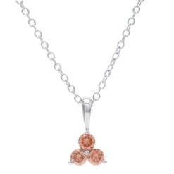 Kelsey Pendant - 1/4 Ct. T.W. Orange(Orange Diamonds Pendant 454227)