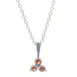 Kelsey Pendant - 1/4 Ct. T.W. Orange(Orange Diamonds Pendant 454227) -NEWWORLD DIAMONDS kelsey pendant 14 ct t w orange for pendant gemstone jewelry 3