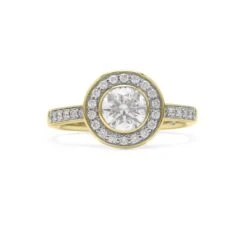 Kennedy Setting(White Diamonds Ring S454352) -NEWWORLD DIAMONDS kennedy setting for settings gemstone jewelry 7