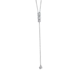 Lariat Necklace - 1/2 Ct. T.W.(Diamond Lariat Necklace 453810) -NEWWORLD DIAMONDS lariat necklace 12 ct t w for necklace gemstone jewelry 3