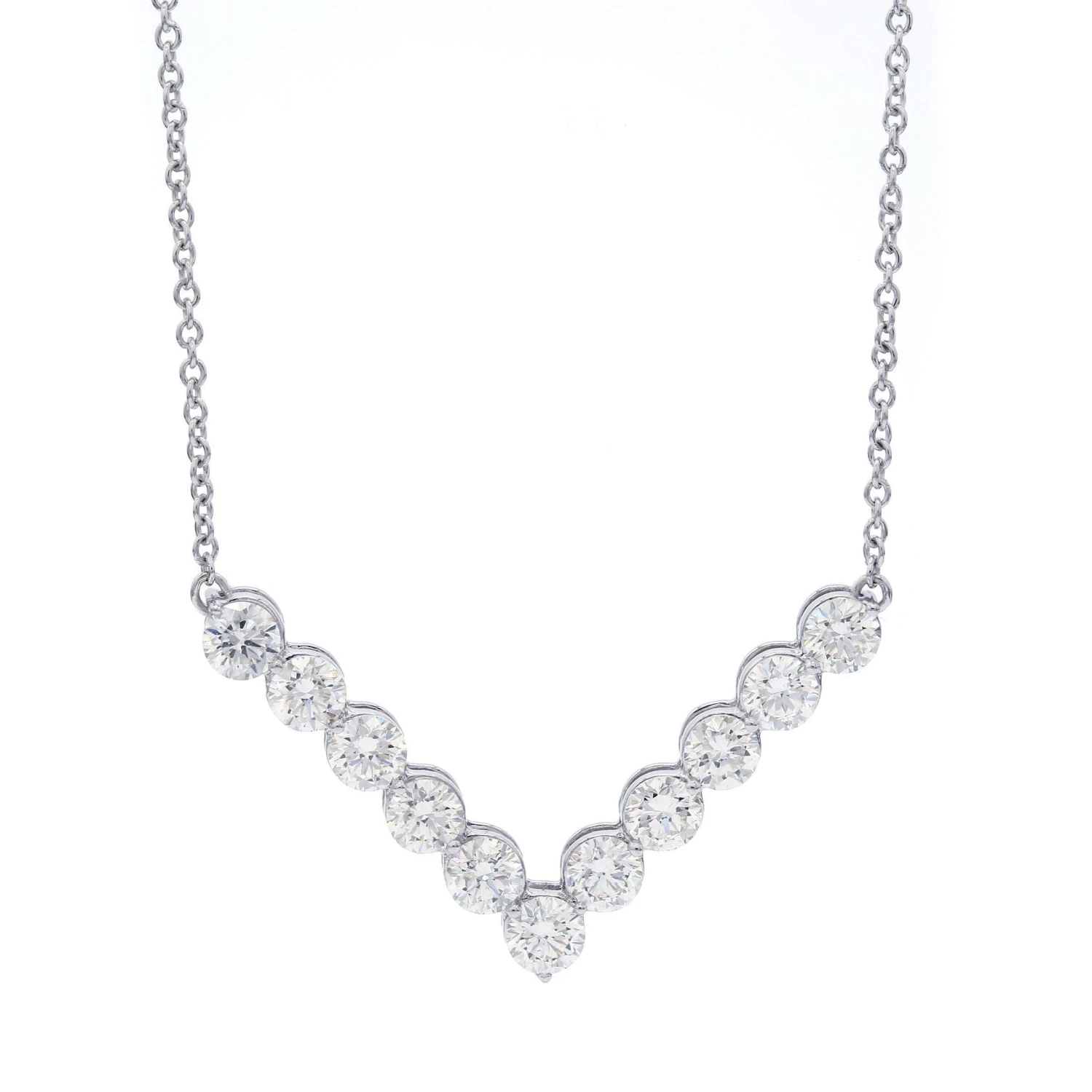 Laura Necklace 3 1/2Ctw(Diamond Necklace 455174) 3 Laura Necklace 3 1/2Ctw(Diamond Necklace 455174)
