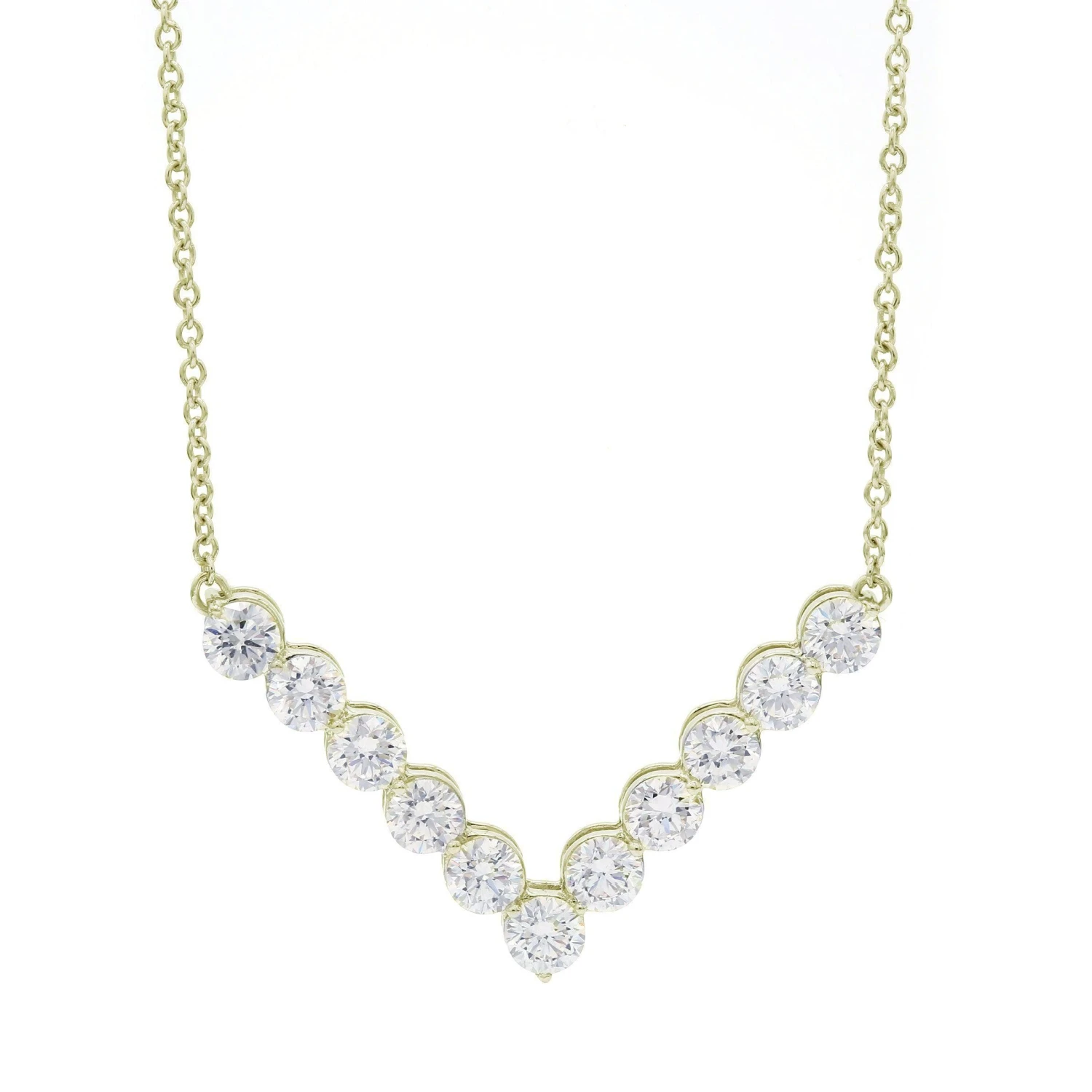 Laura Necklace 3 1/2Ctw(Diamond Necklace 455174) 5 Laura Necklace 3 1/2Ctw(Diamond Necklace 455174) - Image 3