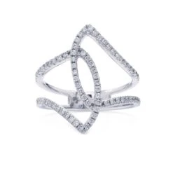 Leah Ring - 1/2 Ct. T.W.(White Diamonds Ring 454285) -NEWWORLD DIAMONDS leah ring 12 ct t w for ring gemstone jewelry 5