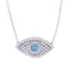Lillith Necklace - 3/4 Ct. T.W.(Diamond Eye Neck 454535) -NEWWORLD DIAMONDS lillith necklace 34 ct t w for necklace gemstone jewelry 1