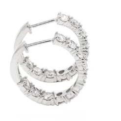 Lizzie Earrings 2.00Ctw(Diamond Earrings 456470) -NEWWORLD DIAMONDS lizzie earrings 2 00 ct t w for earrings gemstone jewelry 4