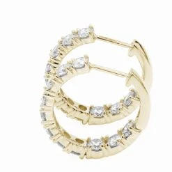 Lizzie Earrings 2.00Ctw(Diamond Earrings 456470) -NEWWORLD DIAMONDS lizzie earrings 2 00 ct t w for earrings gemstone jewelry 5