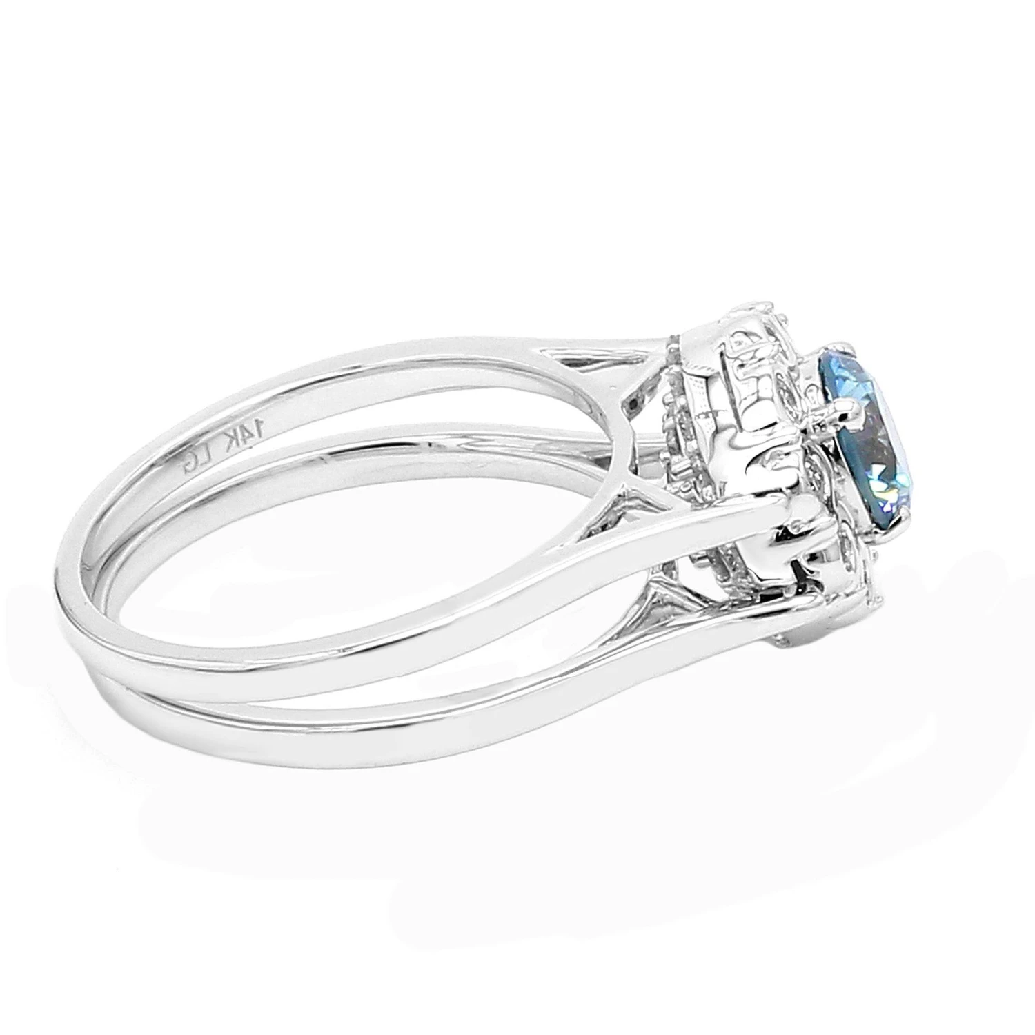 Louisa Ring - 1 1/2 Ct. T.W.(Blue White Diamond Ring 456814) 6 Louisa Ring - 1 1/2 Ct. T.W.(Blue White Diamond Ring 456814) - Image 4