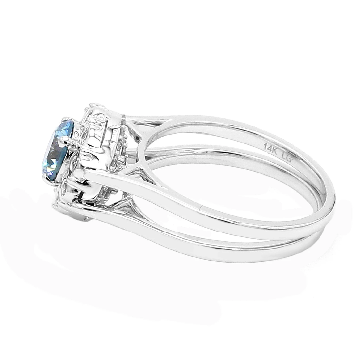 Louisa Ring - 1 1/2 Ct. T.W.(Blue White Diamond Ring 456814) 9 Louisa Ring - 1 1/2 Ct. T.W.(Blue White Diamond Ring 456814) - Image 7