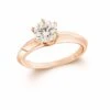 Mallory Rose Ring 1/2 Ct.(Solitaire Diamond Rose Gold Ring 263554)