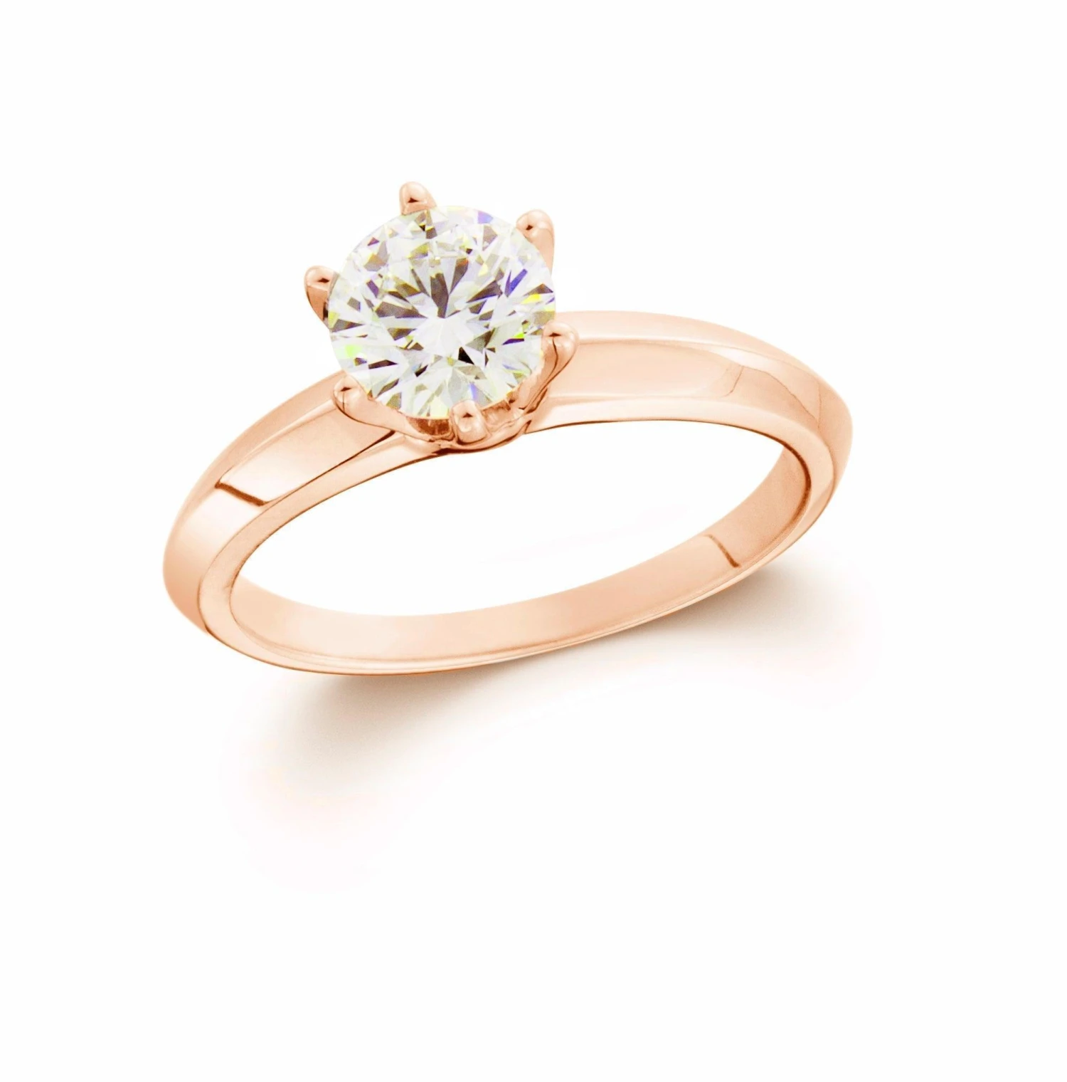 Mallory Rose Ring 1/2 Ct.(Solitaire Diamond Rose Gold Ring 263554) 3 Mallory Rose Ring 1/2 Ct.(Solitaire Diamond Rose Gold Ring 263554)