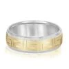 Marcus Two Tone Band(Marcus Two Tone Wedding Band)