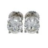 Marilyn Earrings 1 1/2Ctw. Certified(White Diamond Stud Earrings 262108c150)