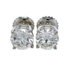 Marilyn Earrings 1 1/4Ctw. Certified(White Diamond Stud Earrings 262108) -NEWWORLD DIAMONDS marilyn earrings 1 14ctw certified for earrings gemstone jewelry 4