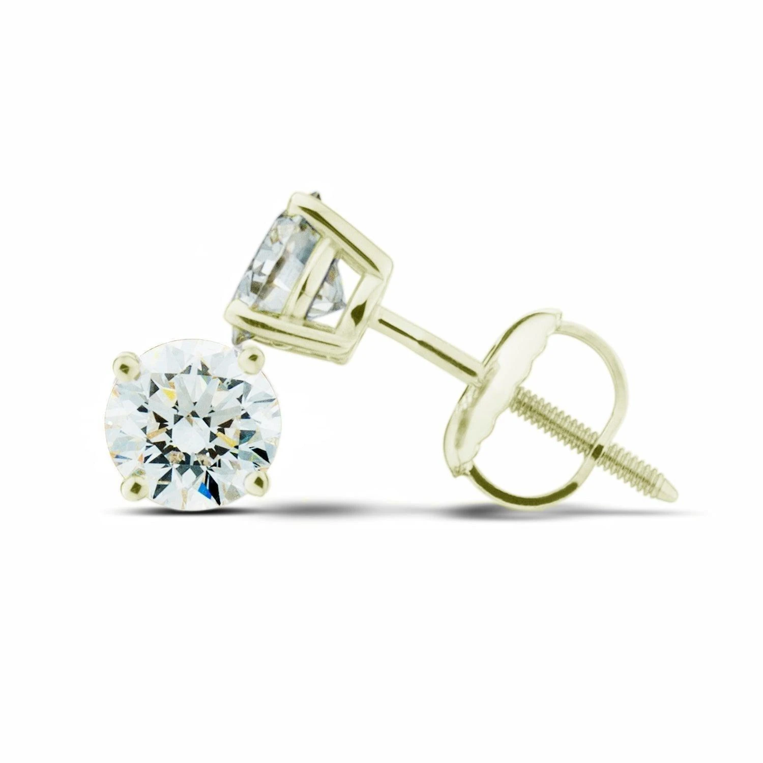 Marilyn Earrings 1/2Ctw. Certified(White Diamond Stud Earrings 263161) 4 Marilyn Earrings 1/2Ctw. Certified(White Diamond Stud Earrings 263161) - Image 2