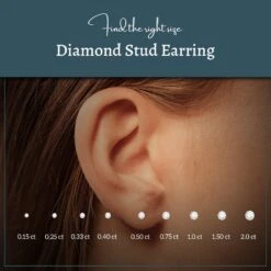 Marilyn Earrings 1/2Ctw. Certified(White Diamond Stud Earrings 263161) 18 Marilyn Earrings 1/2Ctw. Certified(White Diamond Stud Earrings 263161) -NEWWORLD DIAMONDS marilyn earrings 12ctw certified for earrings gemstone jewelry 5