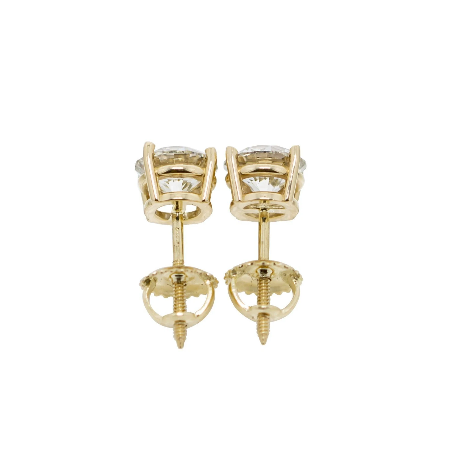 Marilyn Vintage Earrings 3.0Ctw. Certified(Diamond Stud Earrings 263365) 14 Marilyn Vintage Earrings 3.0Ctw. Certified(Diamond Stud Earrings 263365) - Image 12