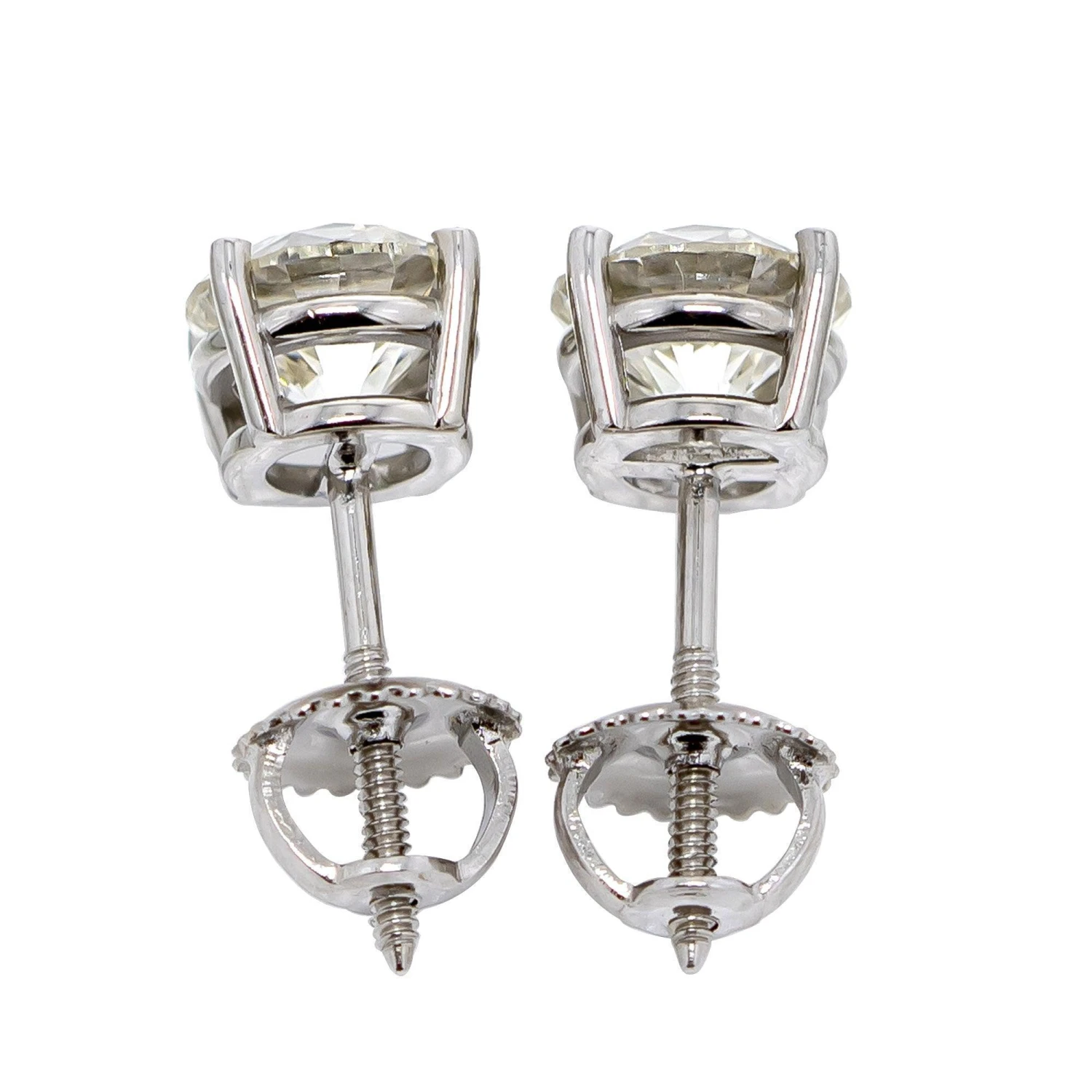 Marilyn Vintage Earrings 3.0Ctw. Certified(Diamond Stud Earrings 263365) 9 Marilyn Vintage Earrings 3.0Ctw. Certified(Diamond Stud Earrings 263365) - Image 7