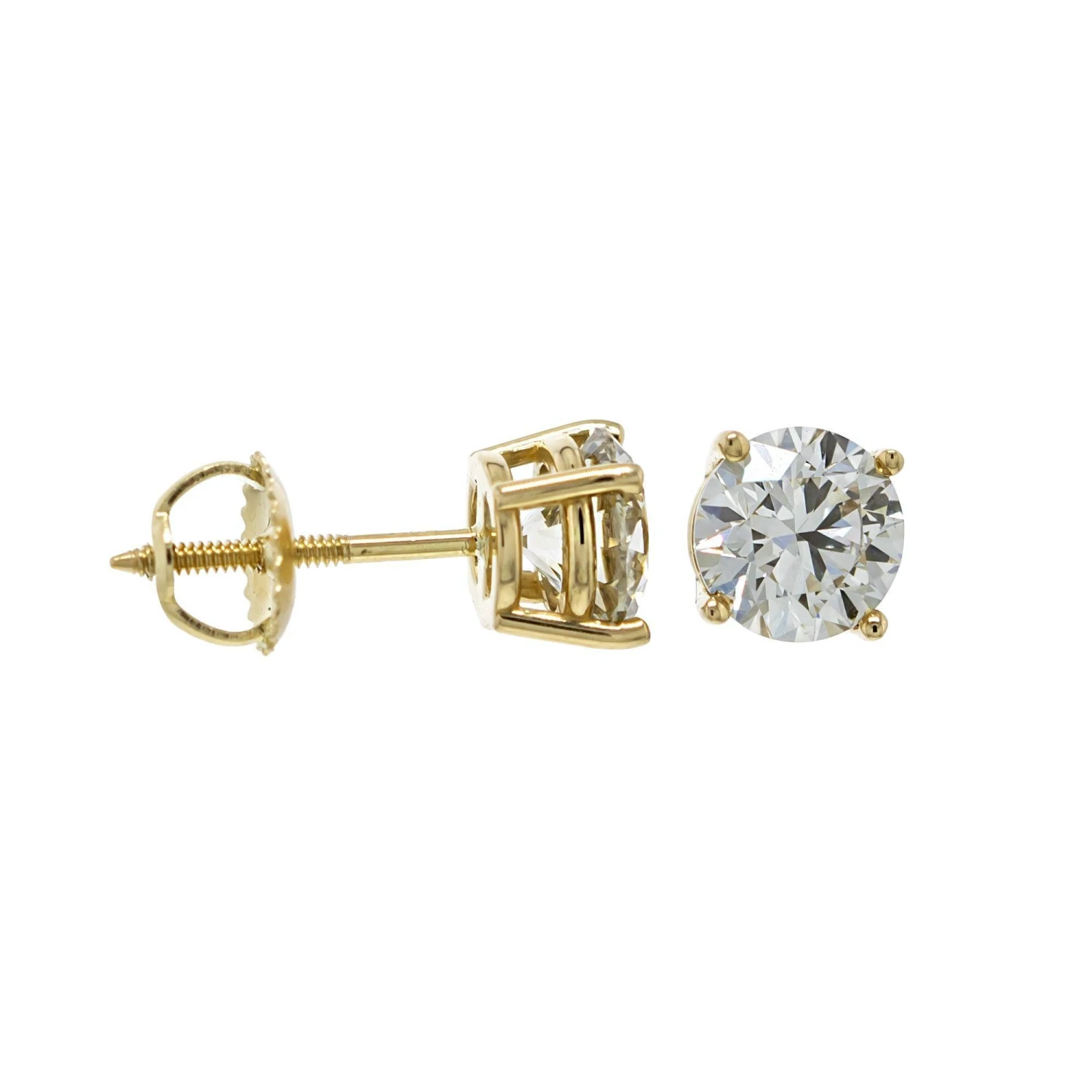 Marilyn Vintage Earrings 3.0Ctw. Certified(Diamond Stud Earrings 263365) 10 Marilyn Vintage Earrings 3.0Ctw. Certified(Diamond Stud Earrings 263365) - Image 8