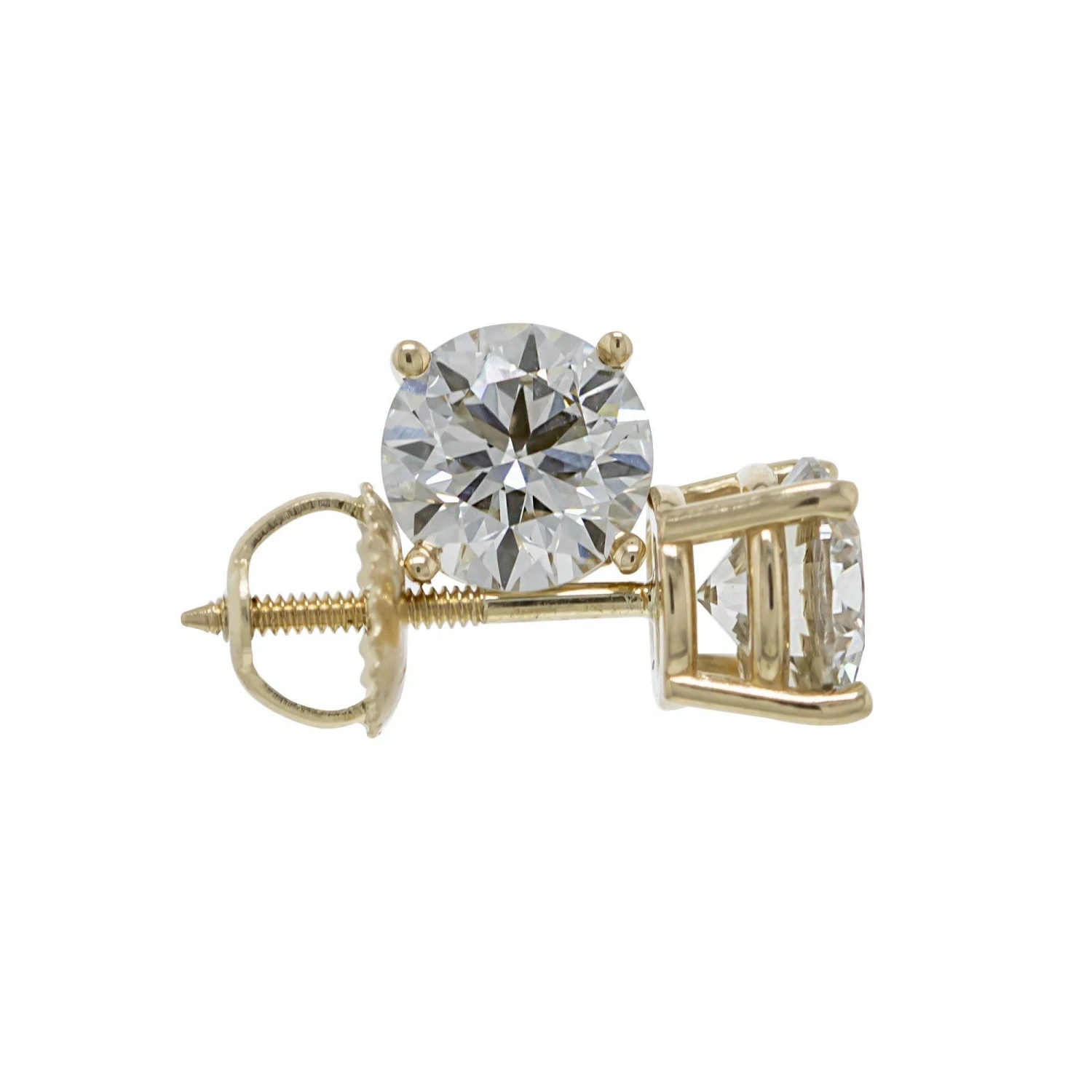 Marilyn Vintage Earrings 3.0Ctw. Certified(Diamond Stud Earrings 263365) 11 Marilyn Vintage Earrings 3.0Ctw. Certified(Diamond Stud Earrings 263365) - Image 9