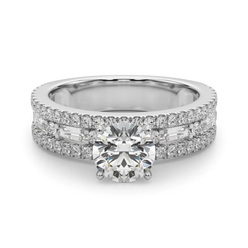 Megan Bridal Set 3.0Ctw(3 Carat Diamond Bridal Set) 5 Megan Bridal Set 3.0Ctw(3 Carat Diamond Bridal Set) - Image 3