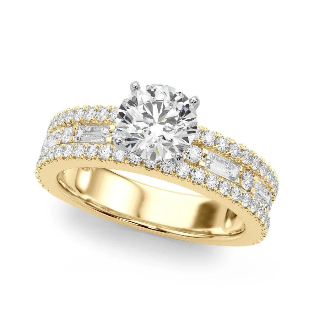 Megan Bridal Set 3.0Ctw(3 Carat Diamond Bridal Set) 6 Megan Bridal Set 3.0Ctw(3 Carat Diamond Bridal Set) - Image 4