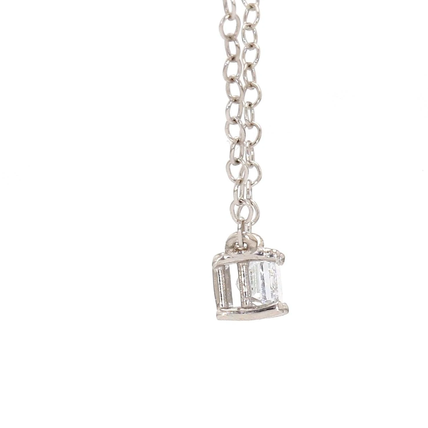 Mia Necklace 1/2 Ct.(Diamond Emerald Cut Solitaire Pendant 453795) 4 Mia Necklace 1/2 Ct.(Diamond Emerald Cut Solitaire Pendant 453795) - Image 2