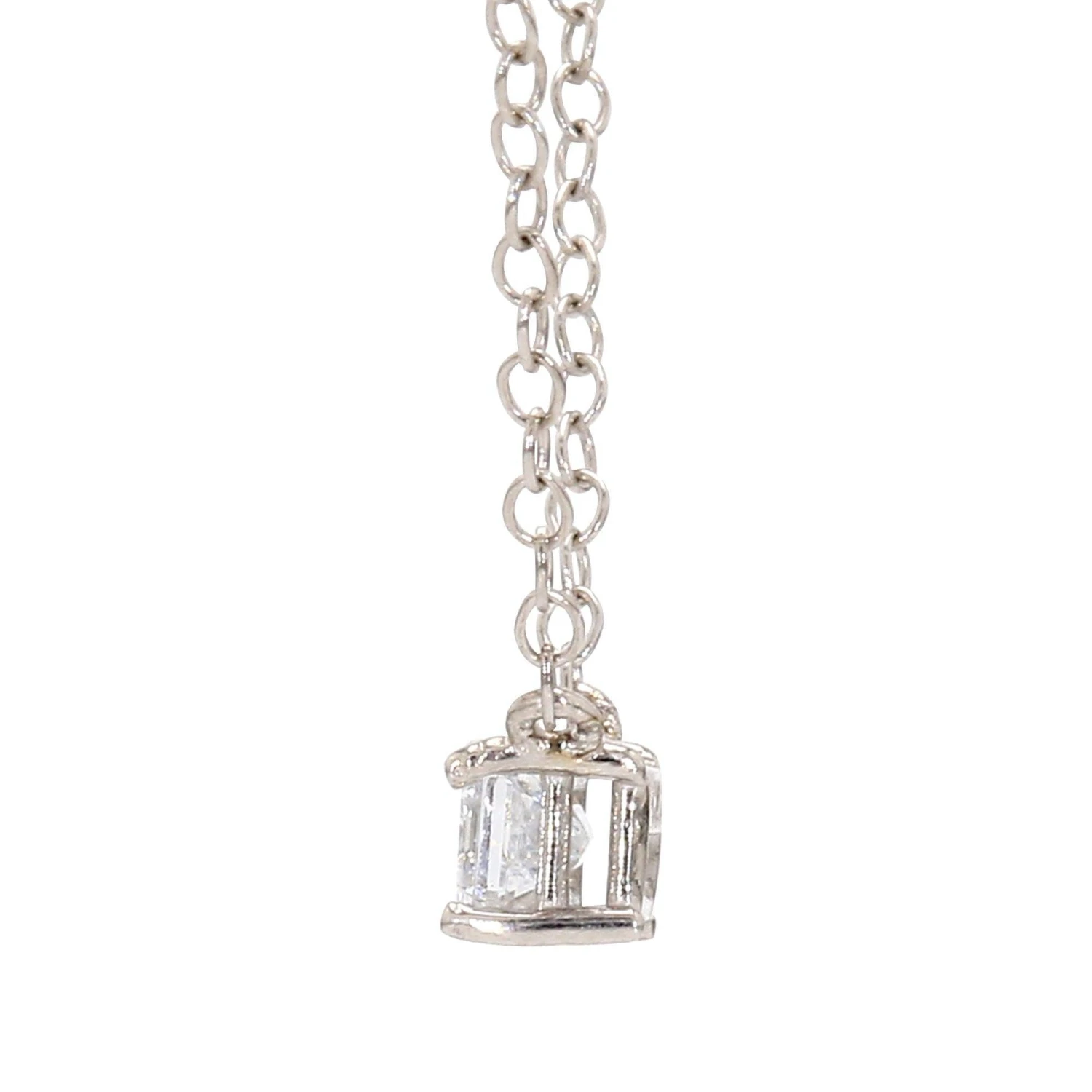 Mia Necklace 1/2 Ct.(Diamond Emerald Cut Solitaire Pendant 453795) 6 Mia Necklace 1/2 Ct.(Diamond Emerald Cut Solitaire Pendant 453795) - Image 4