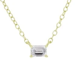 Mia Necklace 1/2 Ct.(Diamond Emerald Cut Solitaire Pendant 453795) 11 Mia Necklace 1/2 Ct.(Diamond Emerald Cut Solitaire Pendant 453795) -NEWWORLD DIAMONDS mia necklace 12 ct for necklace gemstone jewelry 5