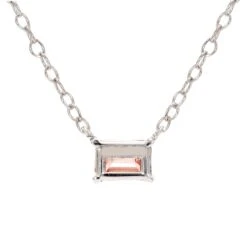 Mia Necklace - 3/4 Ct.(Pink Diamond Emerald Solitaire Pendant 453800) -NEWWORLD DIAMONDS mia necklace 34 ct at new world diamonds for necklace 3 26299831812149