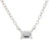 Mia Necklace - 3/4 Ct.(Diamond Emerald Cut Solitaire Pendant 453798) 1 Mia Necklace - 3/4 Ct.(Diamond Emerald Cut Solitaire Pendant 453798) -NEWWORLD DIAMONDS mia necklace 34 ct for necklace gemstone jewelry 1