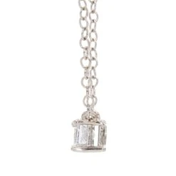 Mia Necklace - 3/4 Ct.(Diamond Emerald Cut Solitaire Pendant 453798) -NEWWORLD DIAMONDS mia necklace 34 ct for necklace gemstone jewelry 4