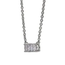 Michelle Oval Necklace - 1/2 Ct. T.W.(Michelle Oval Necklace 453870) -NEWWORLD DIAMONDS michelle oval necklace 12 ct t w for necklace gemstone jewelry 3