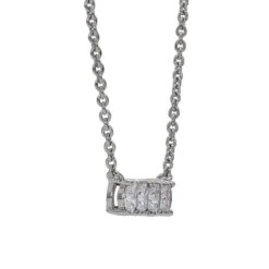 Michelle Oval Necklace - 1/2 Ct. T.W.(Michelle Oval Necklace 453870) -NEWWORLD DIAMONDS michelle oval necklace 12 ct t w for necklace gemstone jewelry 5