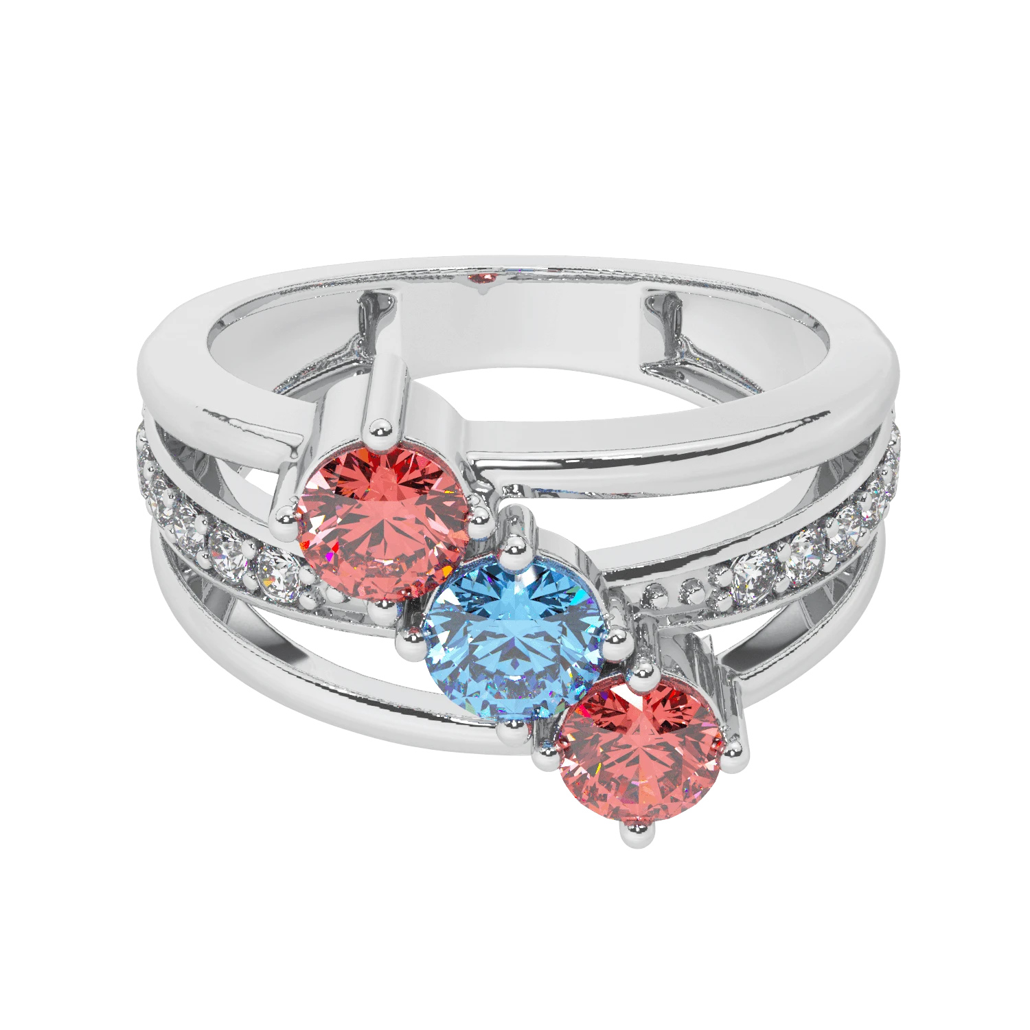 Milan Ring - 1 1/10 Ct. T.W.(Fashion Diamonds Ring 454820) 3 Milan Ring - 1 1/10 Ct. T.W.(Fashion Diamonds Ring 454820)