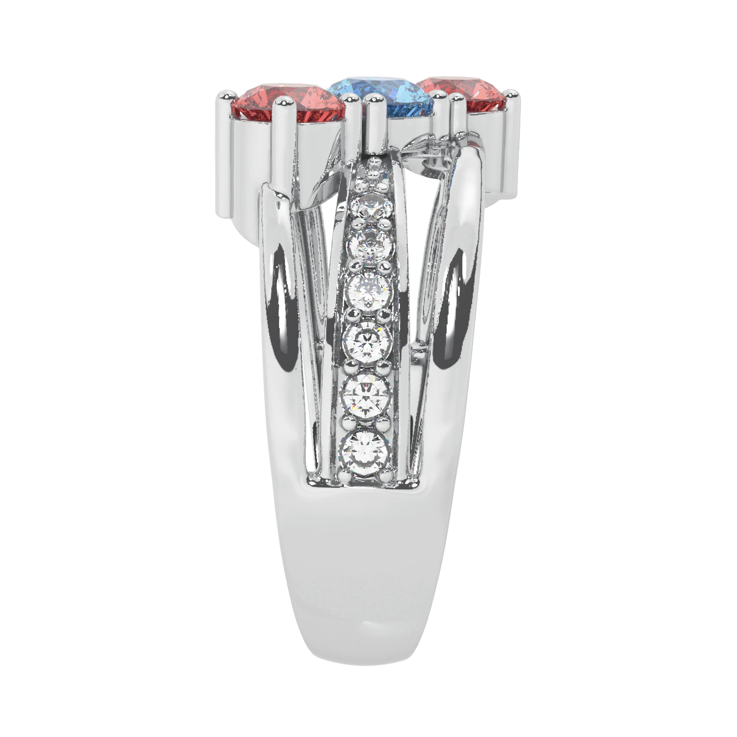 Milan Ring - 1 1/10 Ct. T.W.(Fashion Diamonds Ring 454820) 5 Milan Ring - 1 1/10 Ct. T.W.(Fashion Diamonds Ring 454820) - Image 3