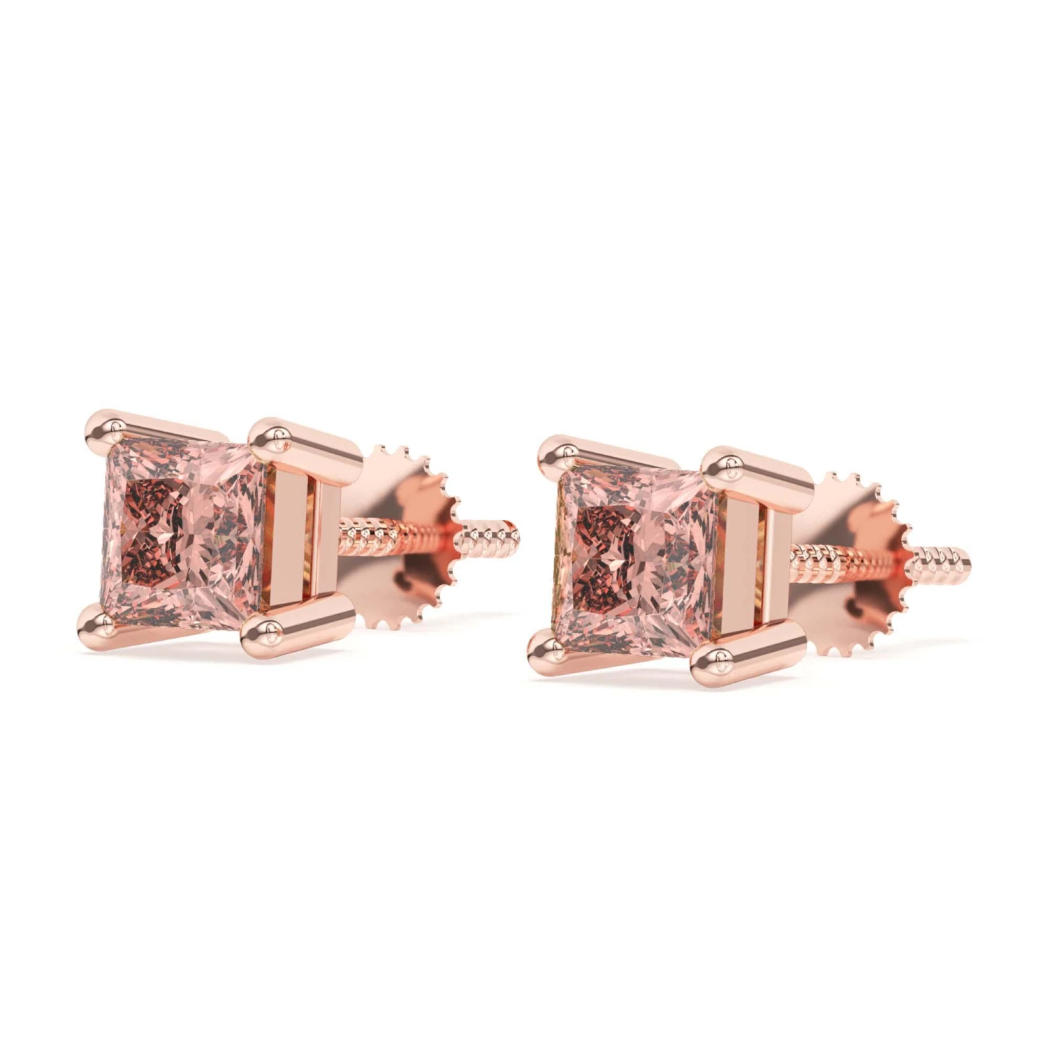 Mina Earrings 1/2Ctw Pink(Diamond Stud Earrings 453785) 6 Mina Earrings 1/2Ctw Pink(Diamond Stud Earrings 453785) - Image 4