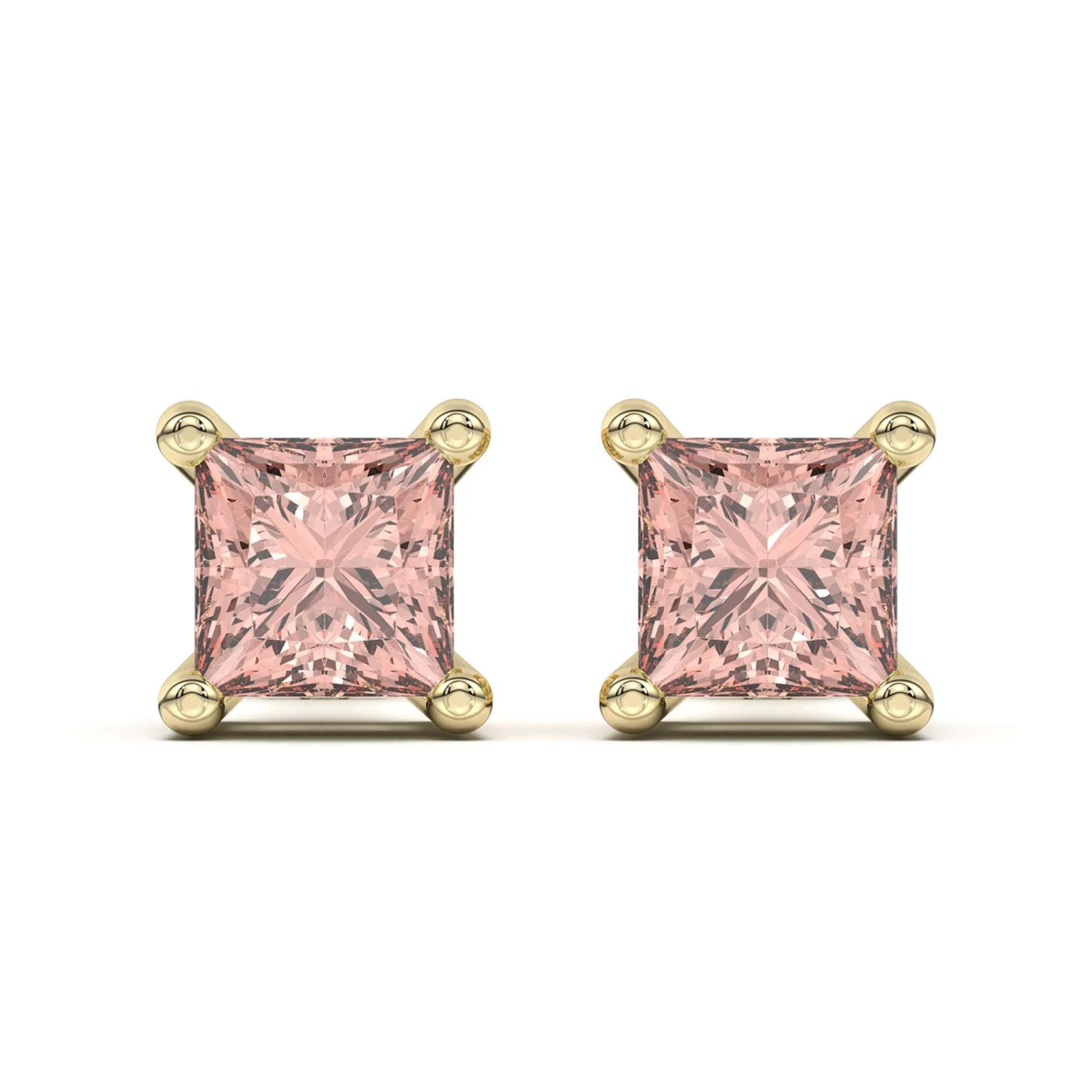 Mina Earrings 1/2Ctw Pink(Diamond Stud Earrings 453785) 7 Mina Earrings 1/2Ctw Pink(Diamond Stud Earrings 453785) - Image 5