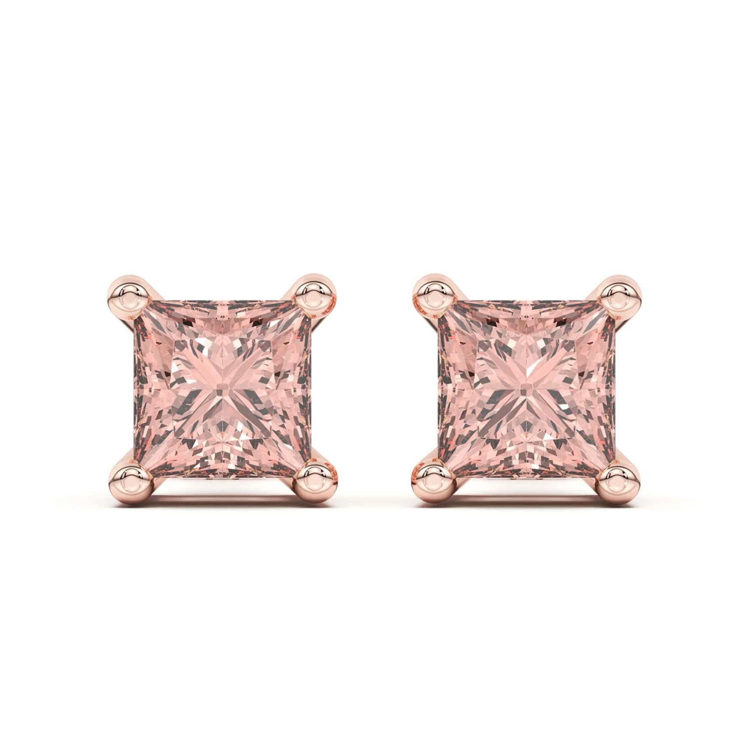 Mina Earrings 1/2Ctw Pink(Diamond Stud Earrings 453785) 8 Mina Earrings 1/2Ctw Pink(Diamond Stud Earrings 453785) - Image 6
