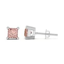 Mina Earrings 1/2Ctw Pink(Diamond Stud Earrings 453785) 17 Mina Earrings 1/2Ctw Pink(Diamond Stud Earrings 453785) -NEWWORLD DIAMONDS mina earrings 12ctw red for earrings gemstone jewelry 7