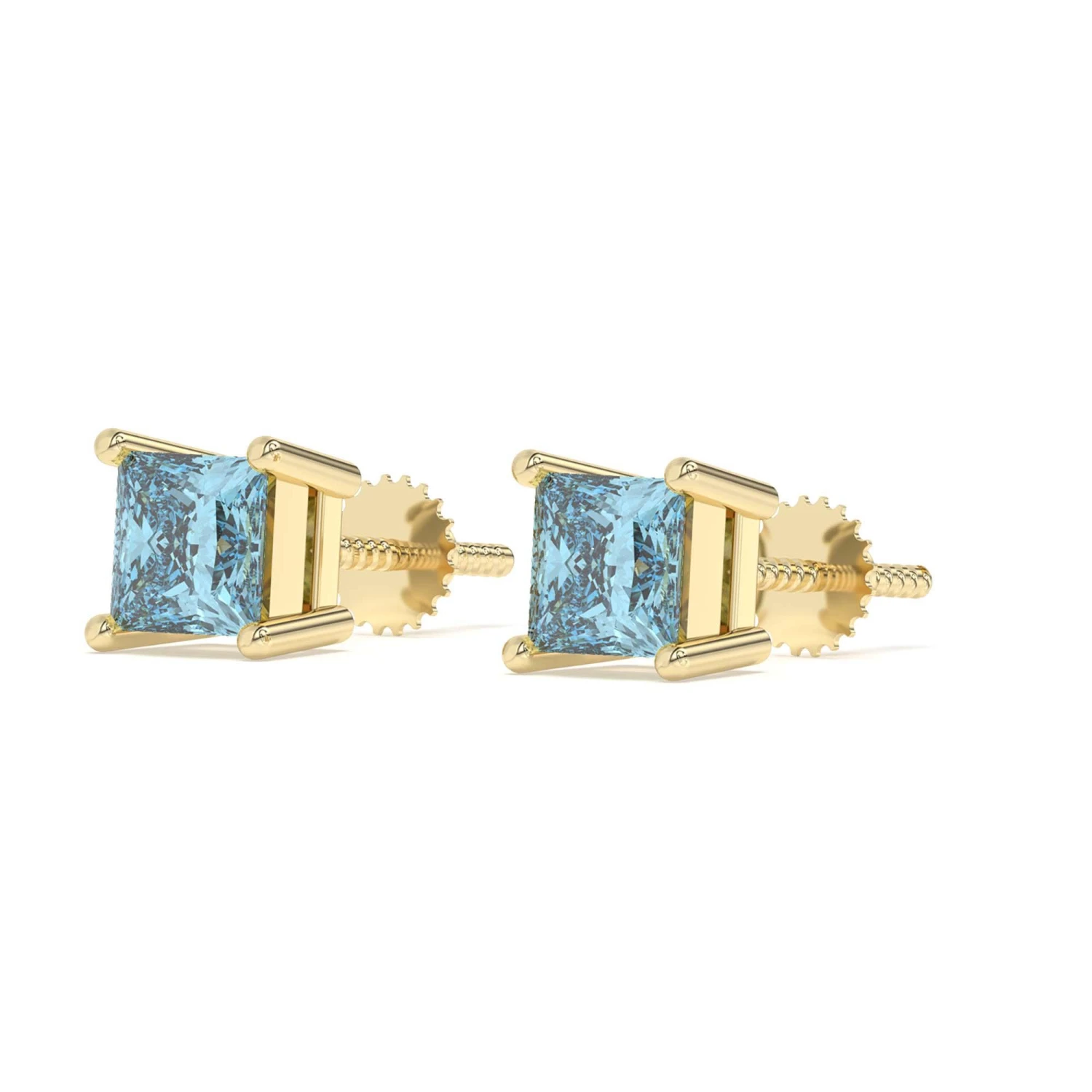 Mina Earrings 1/4Ctw Blue(Diamond Stud Earrings 453928) 5 Mina Earrings 1/4Ctw Blue(Diamond Stud Earrings 453928) - Image 3
