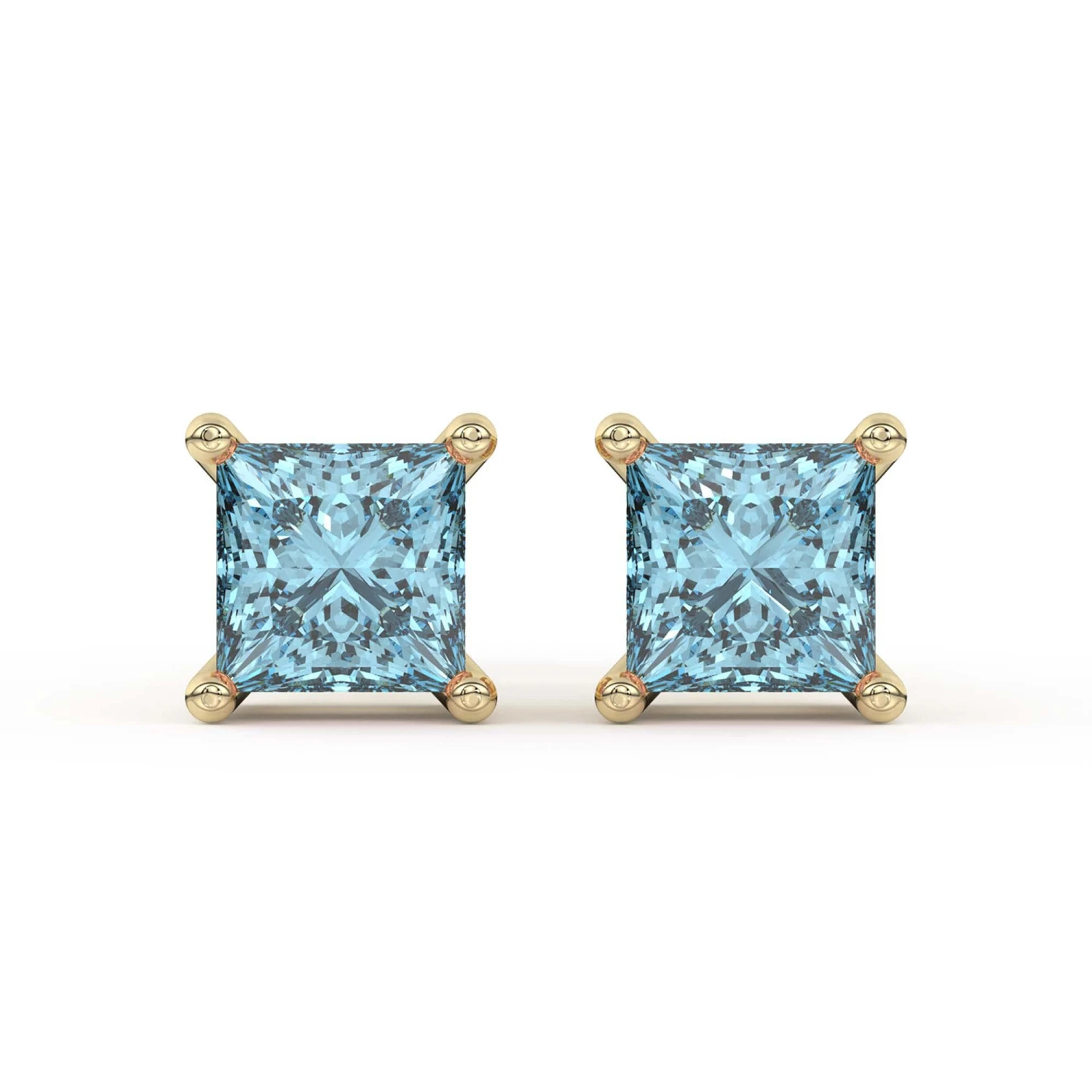 Mina Earrings 1/4Ctw Blue(Diamond Stud Earrings 453928) 7 Mina Earrings 1/4Ctw Blue(Diamond Stud Earrings 453928) - Image 5