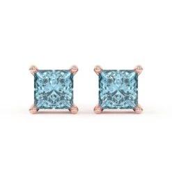 Mina Earrings 1/4Ctw Blue(Diamond Stud Earrings 453928) 16 Mina Earrings 1/4Ctw Blue(Diamond Stud Earrings 453928) -NEWWORLD DIAMONDS mina earrings 14ctw blue for earrings gemstone jewelry 6