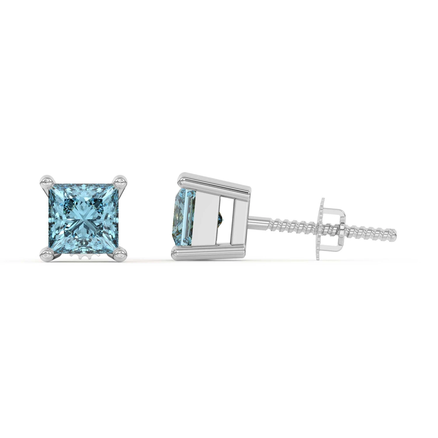 Mina Earrings 1/4Ctw Blue(Diamond Stud Earrings 453928) 9 Mina Earrings 1/4Ctw Blue(Diamond Stud Earrings 453928) - Image 7