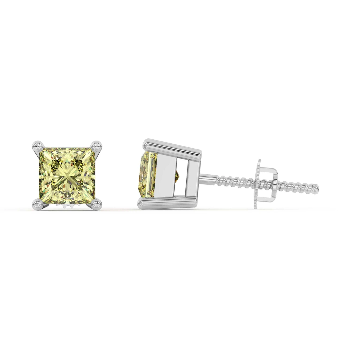 Mina Earrings 1/4Ctw Yellow(Diamond Stud Earrings 453930) 9 Mina Earrings 1/4Ctw Yellow(Diamond Stud Earrings 453930) - Image 7